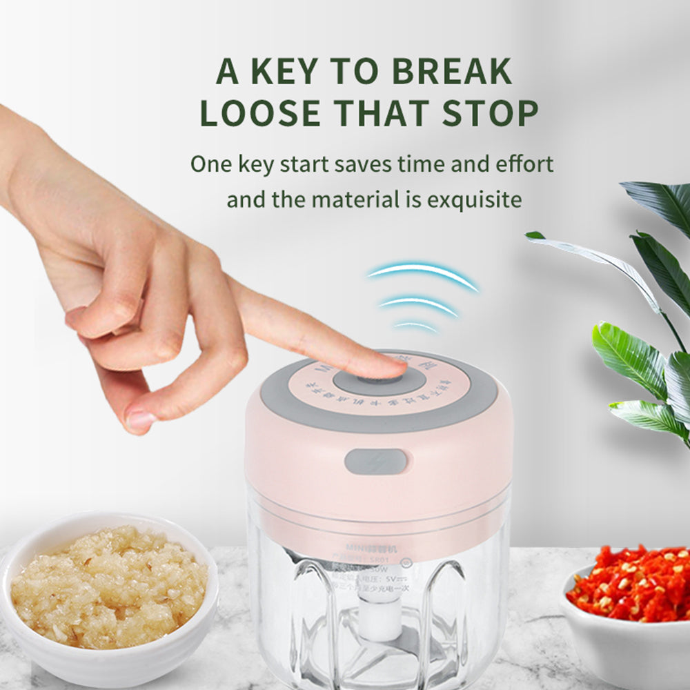 Mini Electric Vegetable Crusher